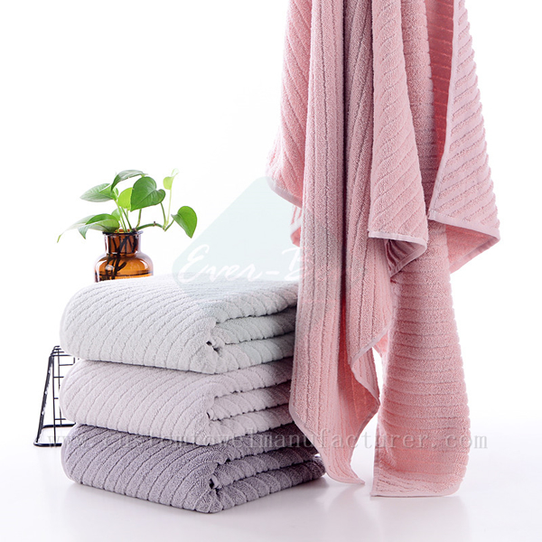 China Bulk Wholesale big beach towels Producer Cotton Bath Towels Factory